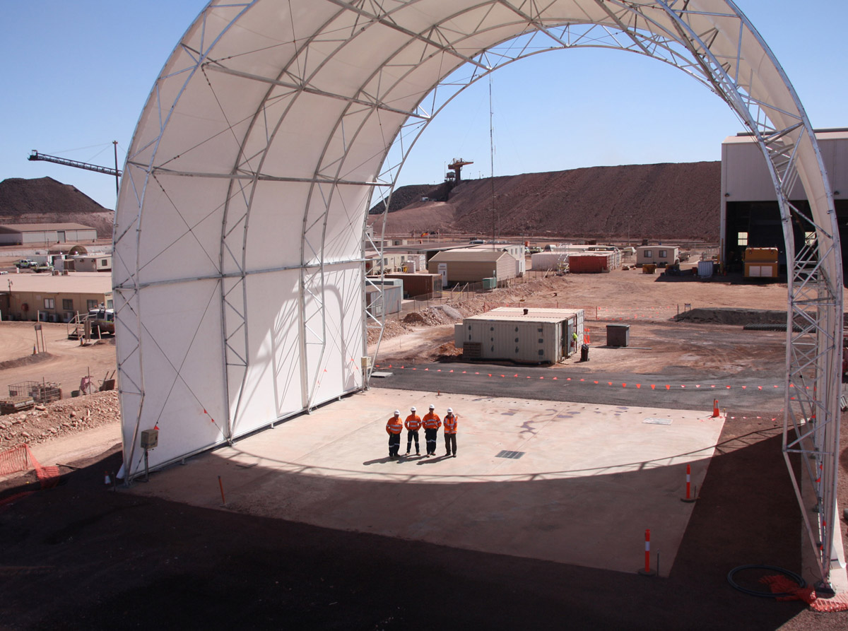 Fabritecture, fabric structure, PE, prom hill, Thiess