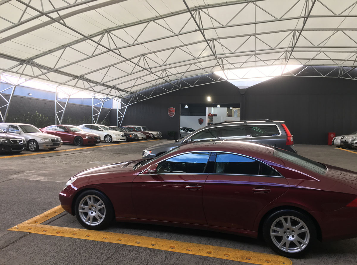 Lorbek luxury cars, supa-span, fabritecture, global fabric structures, PVC