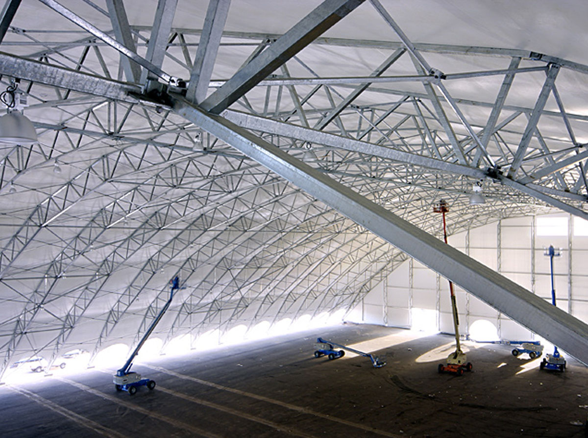 Fabritecture, supa-span arched, Bakersfield, fabric structure