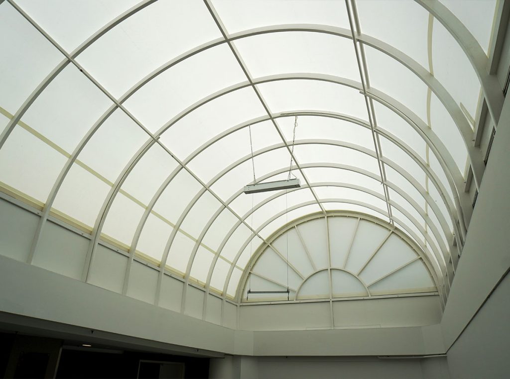 Australia Fair shopping centre interior illuminated naturally through Fabritecture’s PTFE skylights.