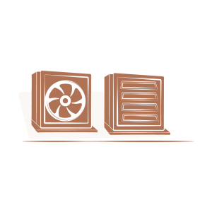 5 Ventilation Fans Louvres